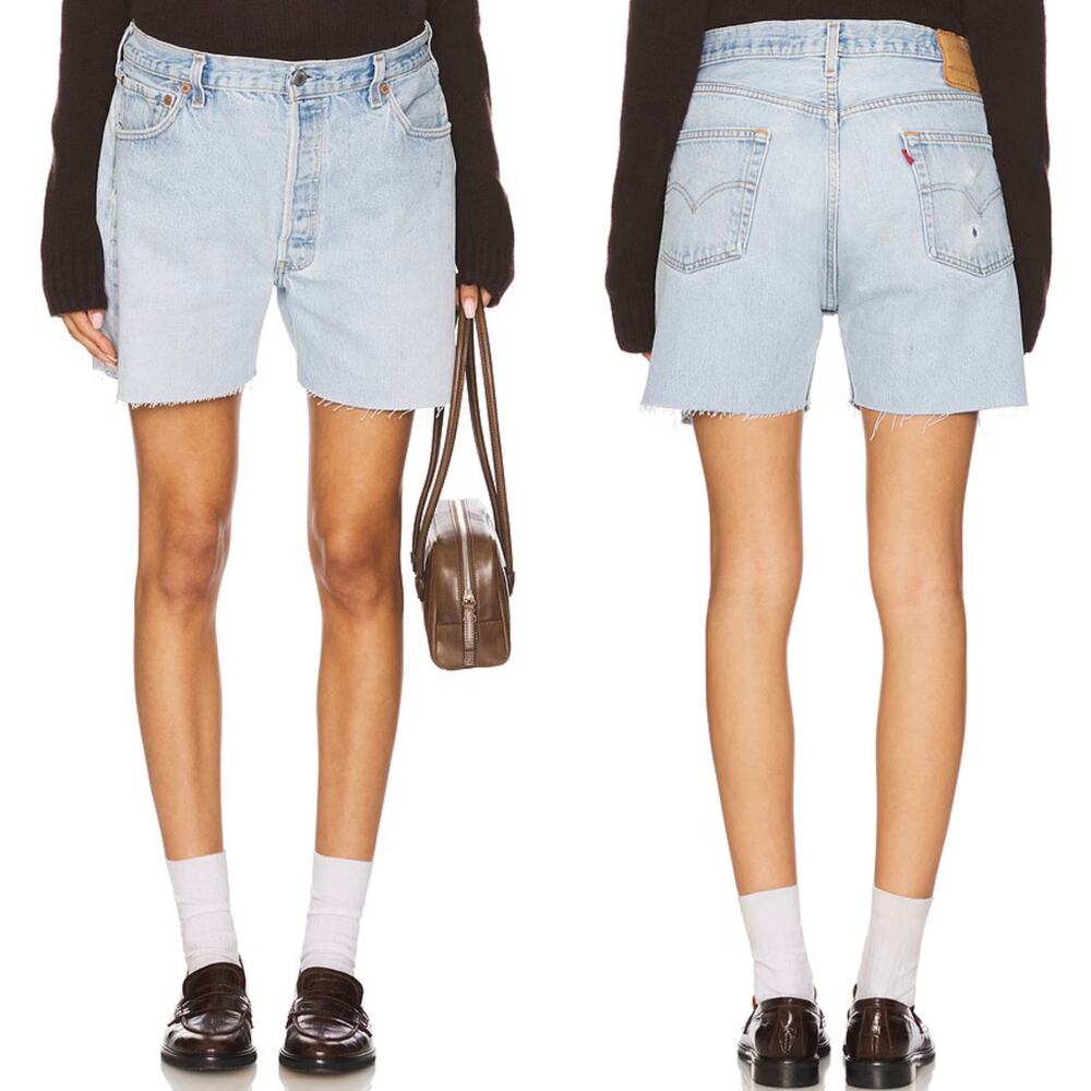 REVOLVE Light Blue Jean Shorts Aligrace Size 26